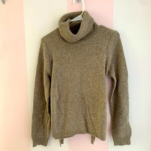 Cynthia Rowley Side Tie Turtleneck M